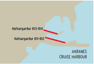 Port of Akranes, harbor map